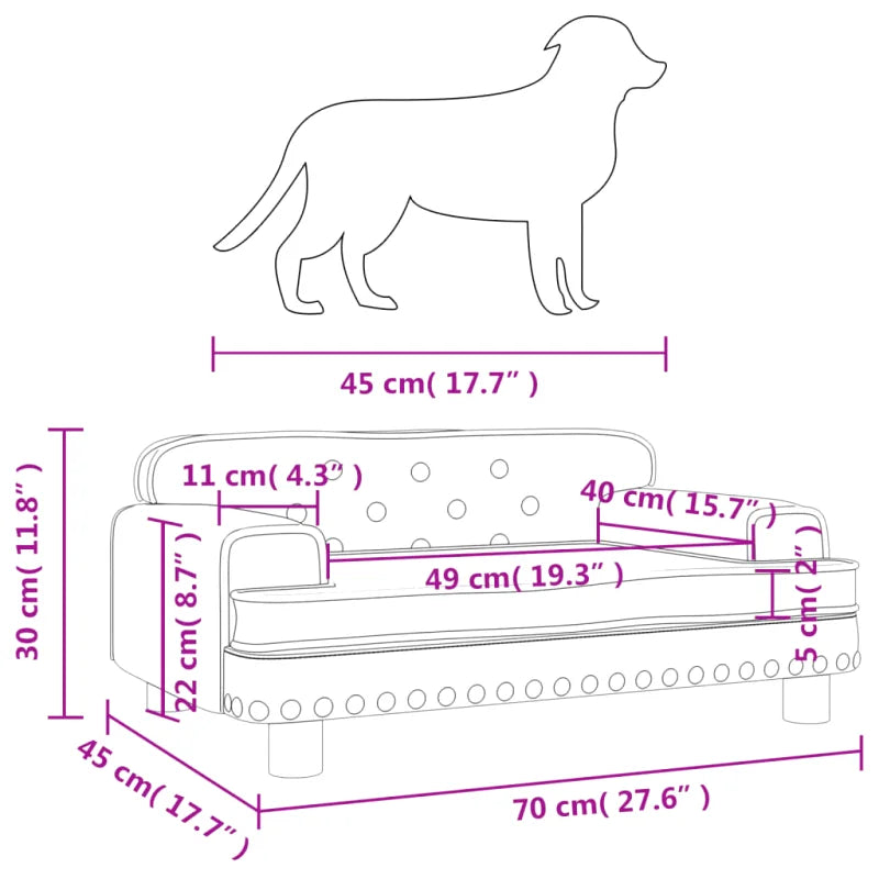 Canape Chesterfield pour Chien Paniers pour chiens