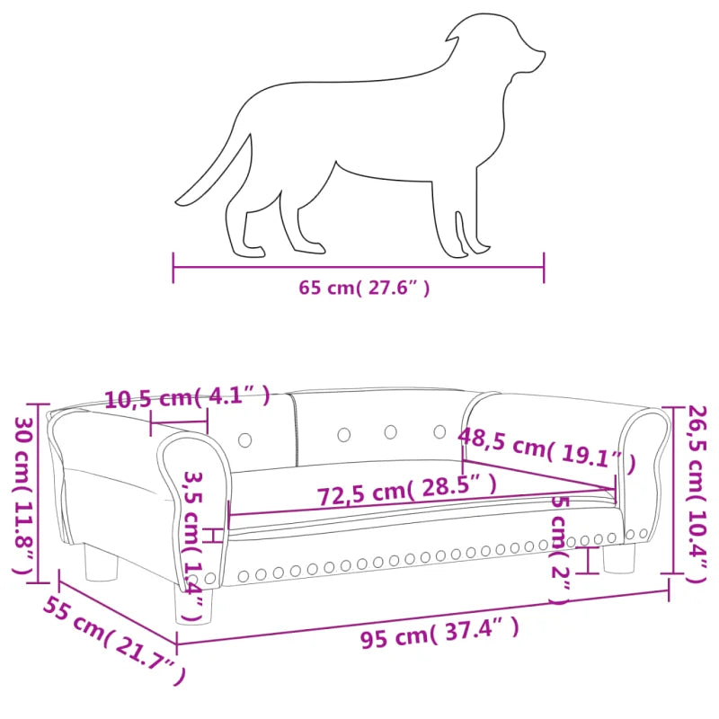 Canapé pour Chien sur Pied Paniers pour chiens