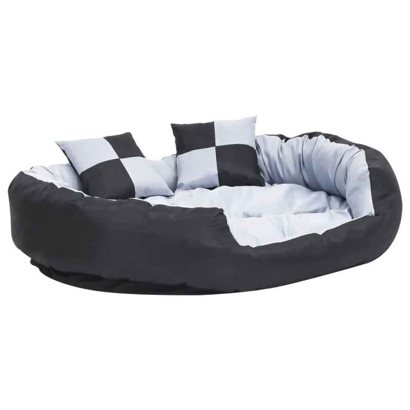 Couchage Confort pour Chien gris et noir Paniers pour chiens