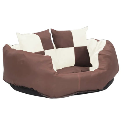 Coussin de Canapé pour Chien marron et crème Paniers pour chiens